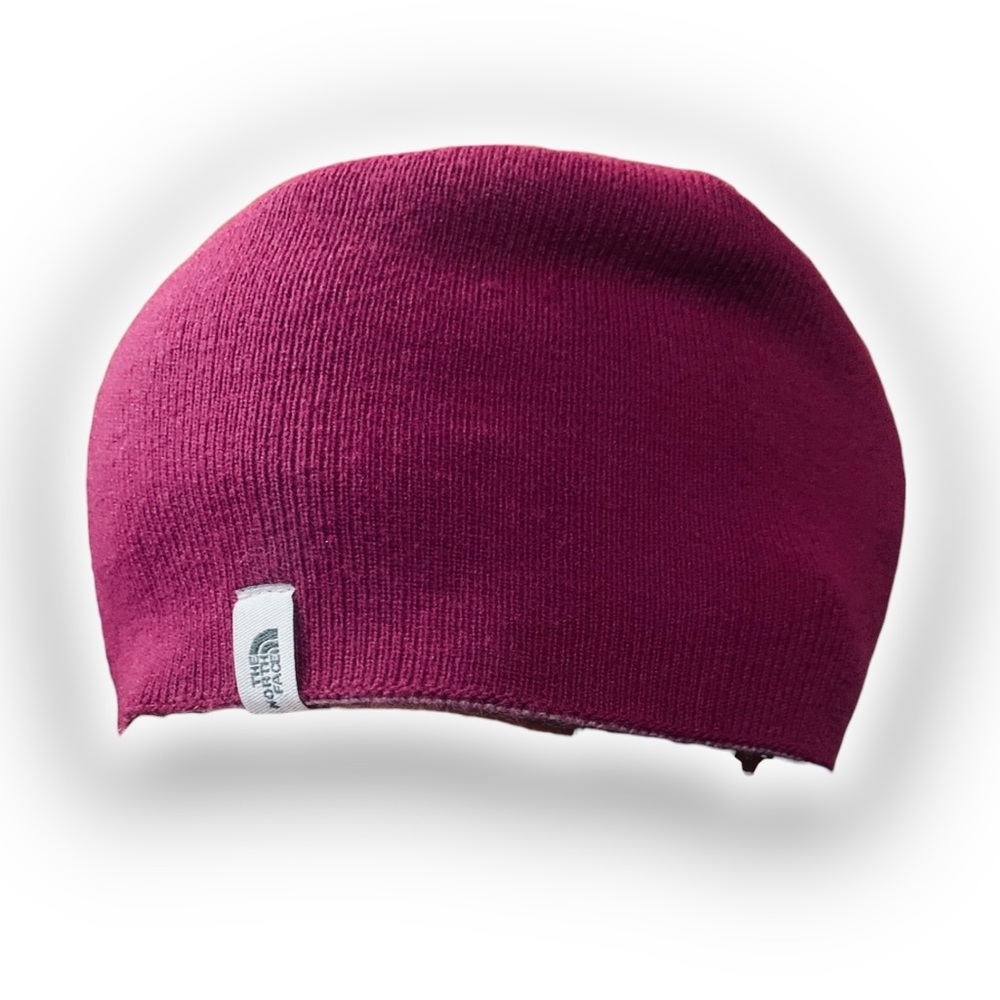 The North Face Reversible Pink / Purple Beanie - Picture 2 of 7